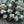 Load image into Gallery viewer, Blended Aqua Turquoise Picasso Saturn Beads
