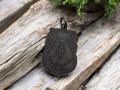 23x35mm Black Finished Buddha Amulet Pendant