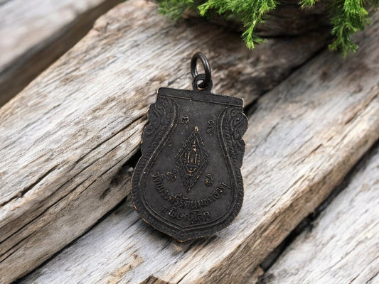 23x35mm Black Finished Buddha Amulet Pendant