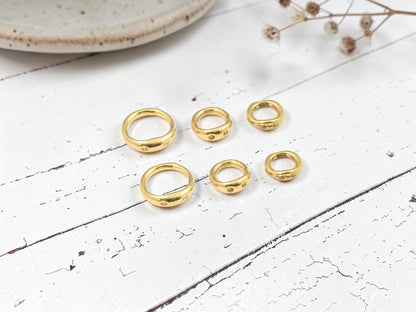*20* Gold Plated Stainless Steel End Loop Wire Protectors - Choose Your Size