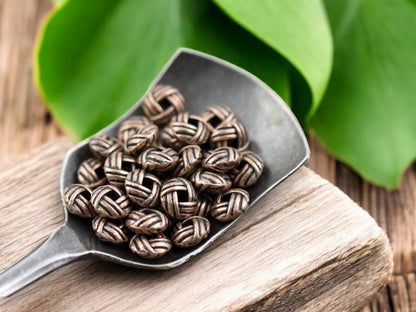 *100* 6mm Antique Copper Puffy Rondelle Spacer Beads