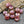 Load image into Gallery viewer, *12* 12mm Pink Washed Boysenberry Luster Hawaiian Flower Beads
