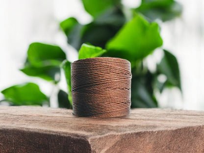 S-LON BEAD CORD BROWN 77YD (SLBC-BR)