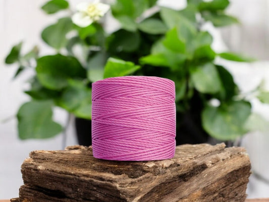 S-LON BEAD CORD LIGHT ORCHID 77YD