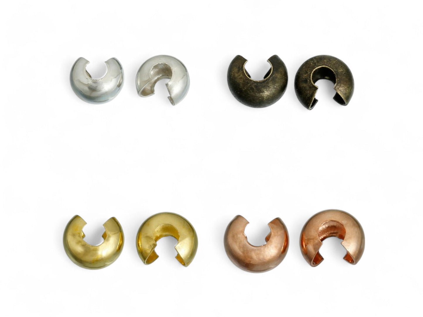 4mm Crimp Covers -- Choose Your Color