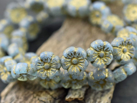 10g Green Turquoise Ivory Nebula Superduo Beads