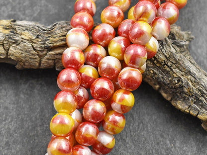 37x28mm Wood Resin Teardrop Pendant (Royal Blue)