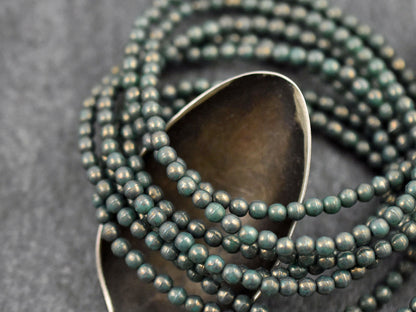 Czech Glass Beads - 3mm Beads - Picasso Beads - Round Beads - Druk Beads - 50pcs - (5925)