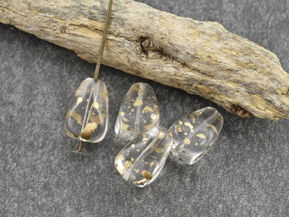 Czech Glass Beads - Drop Beads - Teardrop Beads - 12pcs - 13x12mm - (3650)