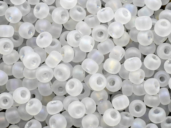 Matte Seed Beads - Size 2 Beads - Czech Glass Beads - 2/0 Beads - 6x4mm - 50 grams (B204)