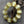 Czech Glass Beads - Picasso Beads - Fire Polished Beads - Vaseline Glass - Center Cut - 10pcs - 10mm - (5355)