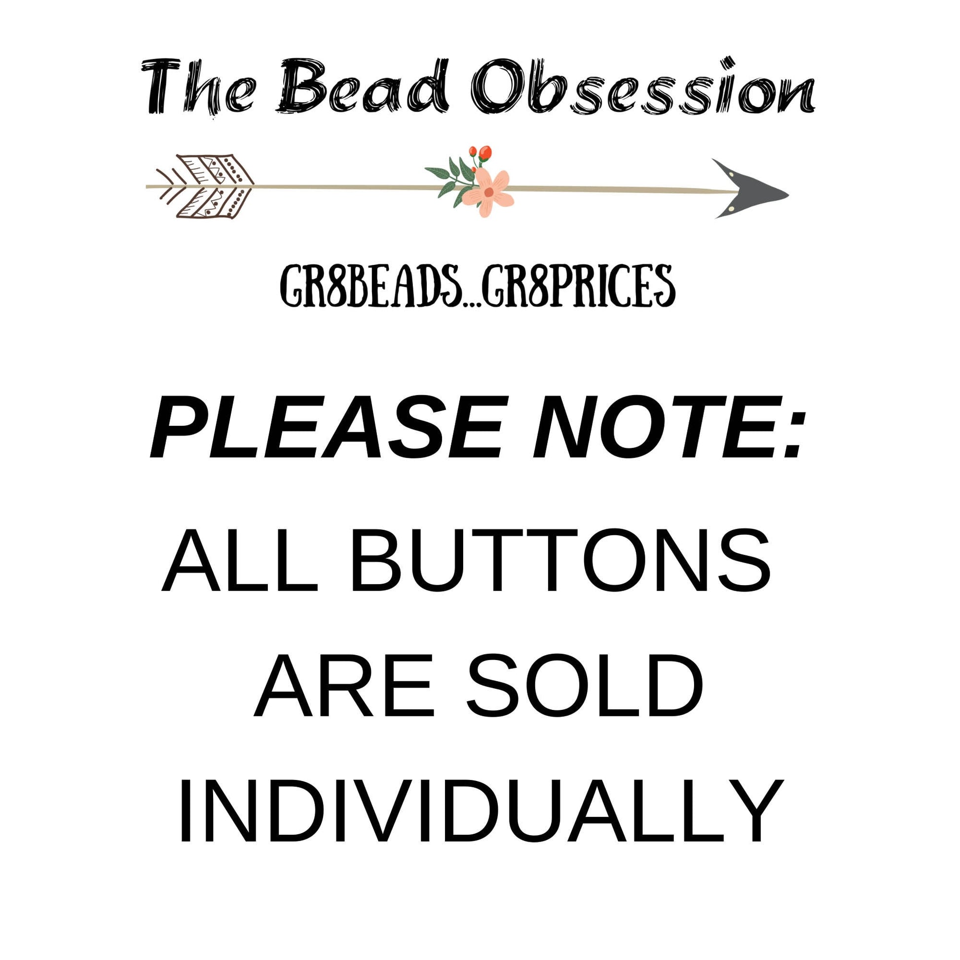 Czech Glass Buttons - Shank Buttons - Artisan Button - Handmade Button - 36mm - (4352) 1pcs