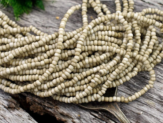 Java Beads - Seed Beads - Pony Beads - 4mm Beads - Spacer Beads - 48" Strand - (A272)
