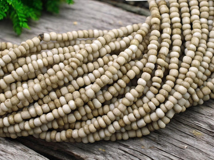 Java Beads - Seed Beads - Pony Beads - 4mm Beads - Spacer Beads - 48" Strand - (A272)