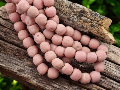 Indonesian Glass Beads - Pompeii Beads - Java Beads - Recycled Glass Beads - 24" Strand - (J19)