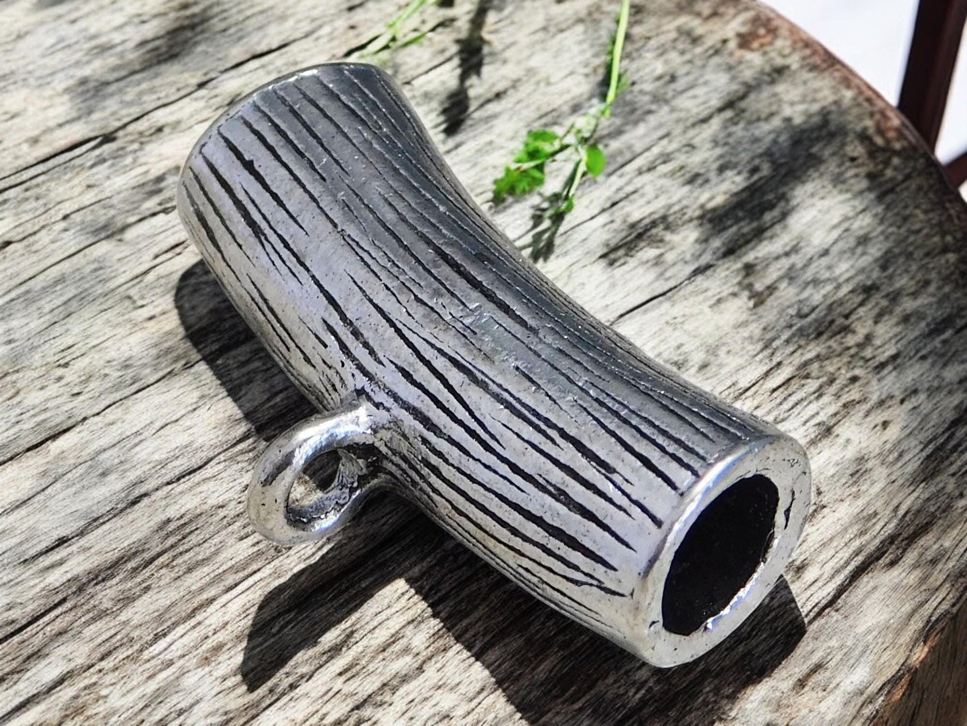 Necklace Bail - Pendant Bail - Bail Beads - Metal Bails - Silver Bails - Charm Hanger - Jewelry Bail - 5pcs - 32x9mm (B592)