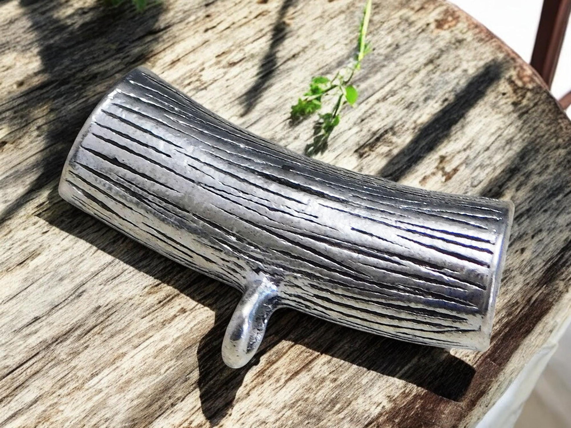 Necklace Bail - Pendant Bail - Bail Beads - Metal Bails - Silver Bails - Charm Hanger - Jewelry Bail - 5pcs - 32x9mm (B592)