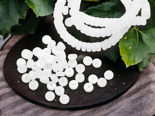 Czech Glass Beads - Heishi Beads - Spacer Beads - Rondelle Beads - 6x3mm - 50pcs - (6125)