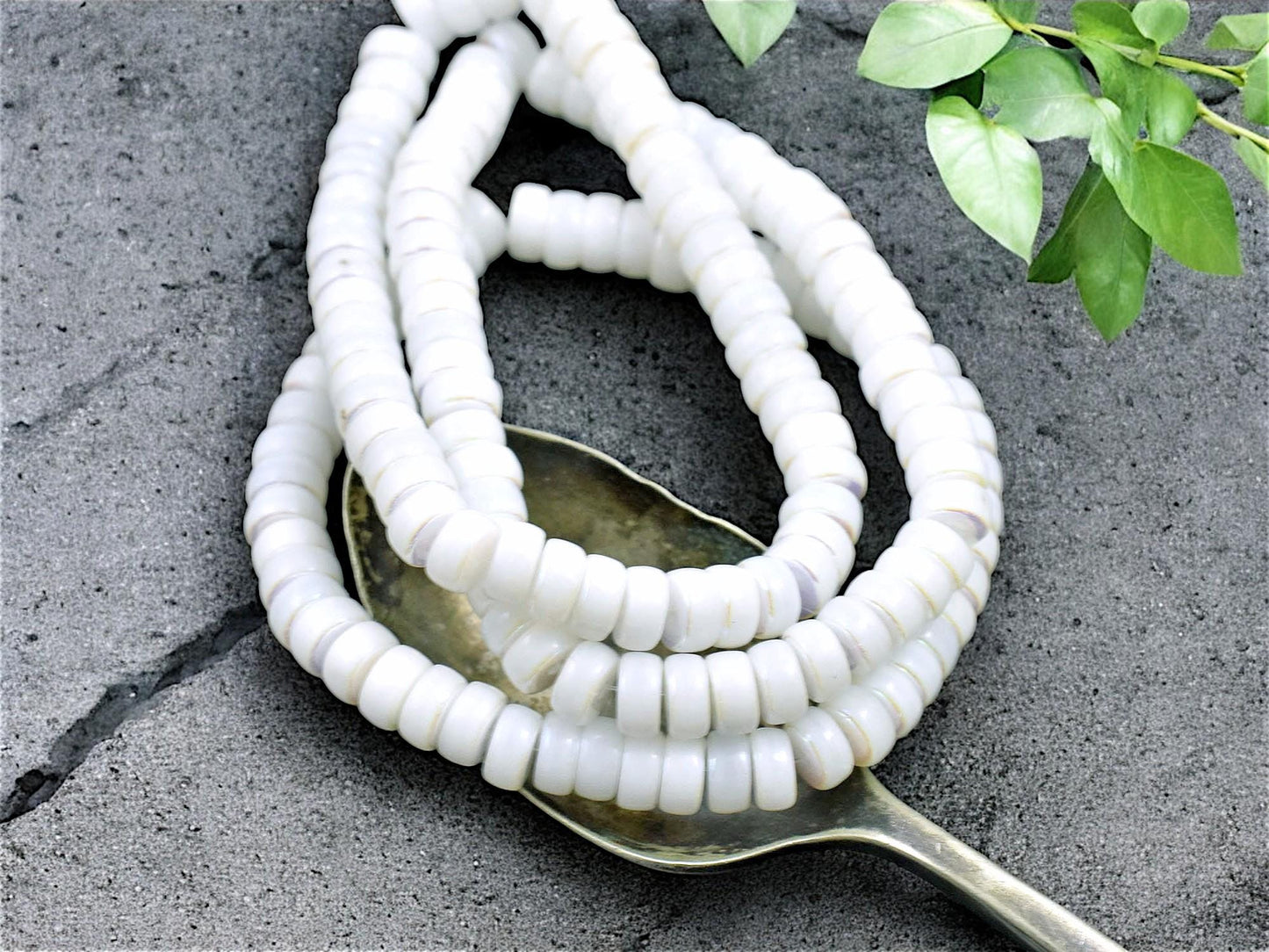 Czech Glass Beads - Heishi Beads - Spacer Beads - Rondelle Beads - Picasso Beads - 6x3mm - 50pcs - (925)