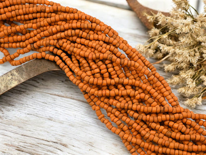 Seed Beads - Pony Beads - Java Beads - 4mm Beads - Spacer Beads - 48" Strand - (3220)