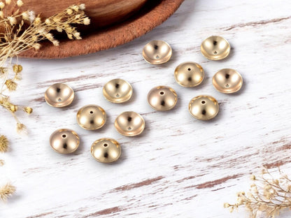 Bead Caps - 6mm Bead Cap - 8mm Bead Caps - Gold Bead Cap - Metal Bead Caps - Metal Beads - Bead Findings