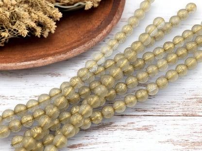 Picasso Beads - Czech Glass Beads - Round Beads - Druk Beads - 8mm Beads - 20pcs - (1150)