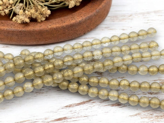 Picasso Beads - Czech Glass Beads - Round Beads - Druk Beads - 8mm Beads - 20pcs - (1150)