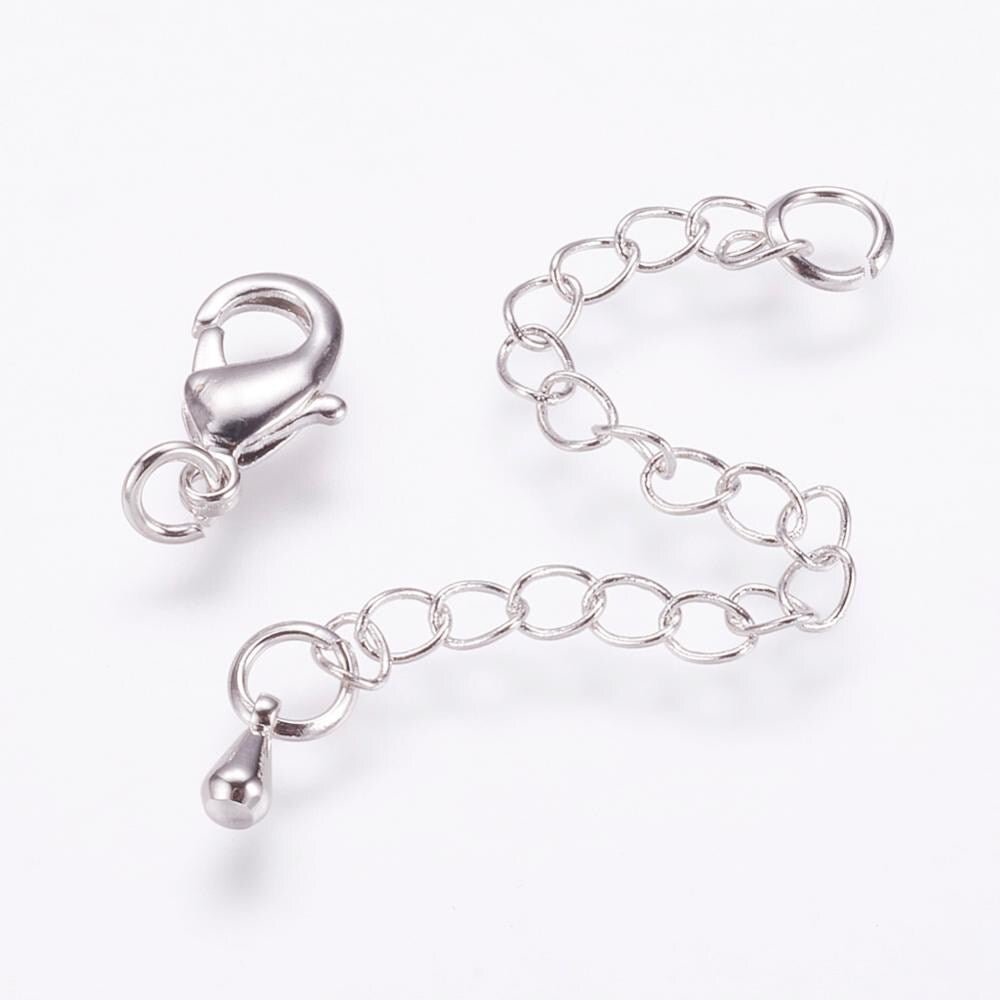 Chain Extenders - Gold Chain - Silver Chain - Rose Gold Chain - Necklace Extender - Bracelet Extender - 5pc - Choose Your Color