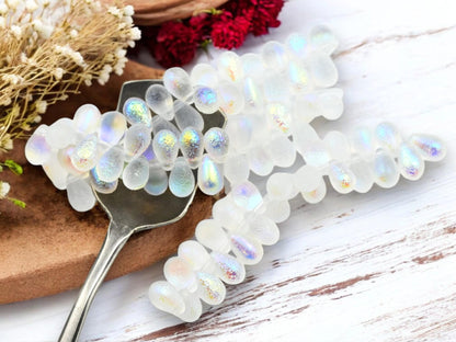 Czech Glass Beads - Teardrop Beads - Top Hole Tear Drop - 6x9mm - 25pcs - (4953)