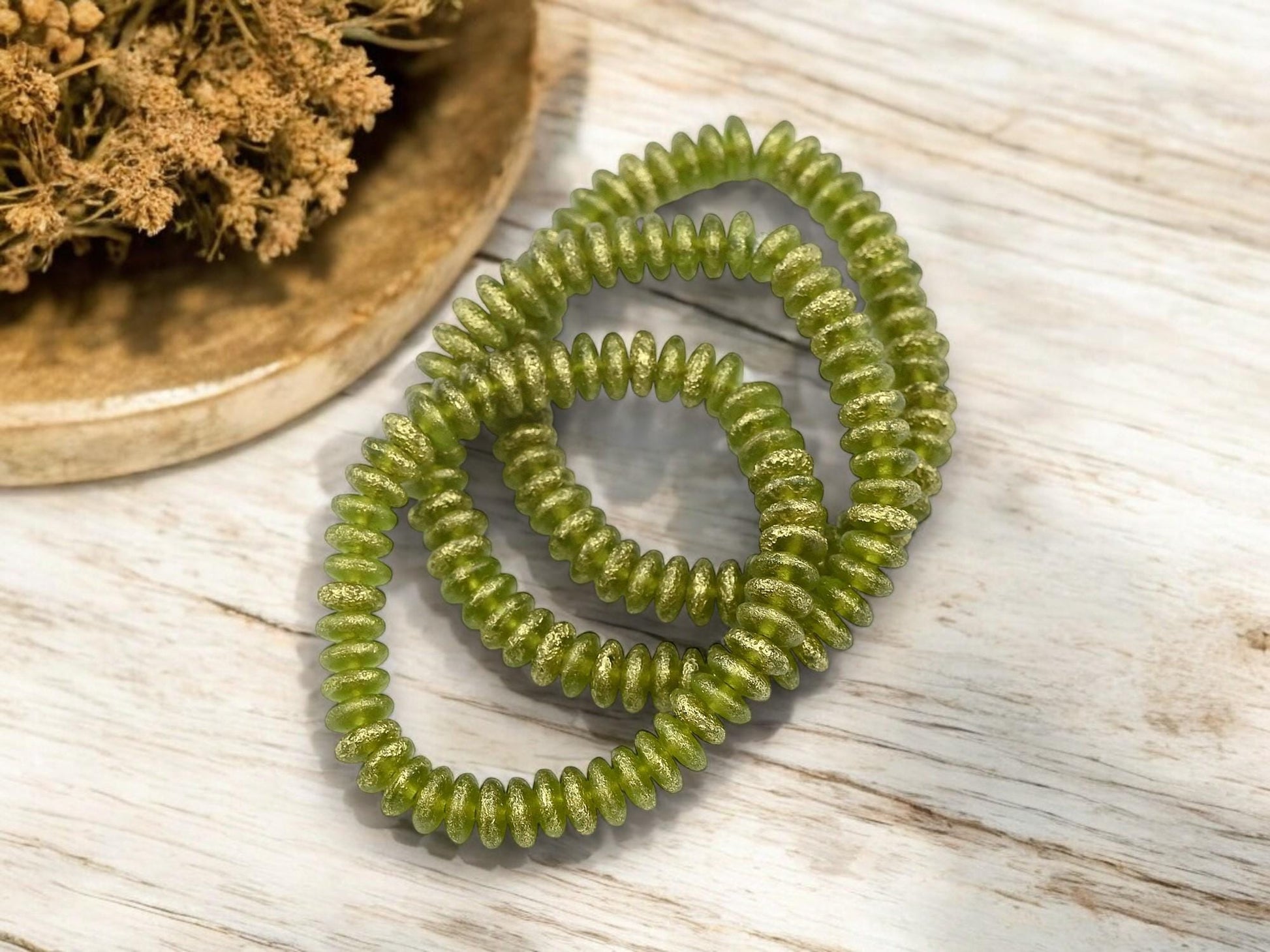 Disc Spacer Beads - Czech Glass Beads - Rondelle Spacer - Rondelle Beads - Glass Spacer Bead - 6x2mm - 50pcs - (1222)