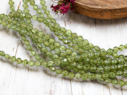 Picasso Beads - Czech Glass Beads - Bicone Beads - Spacer Beads - 7mm - 28pcs - (981)