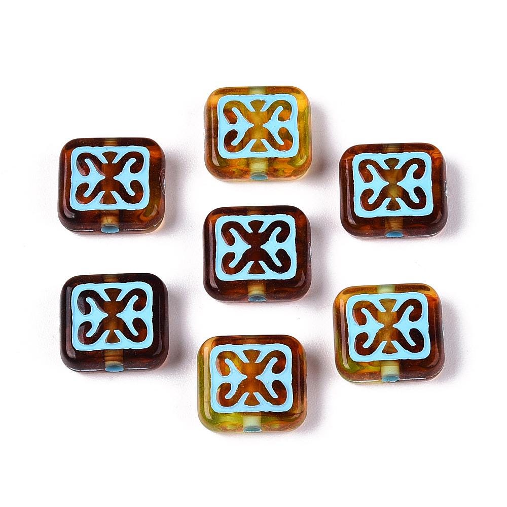 Craft Beads - Lightweight Beads - Ornate Beads - Acrylic Beads - 12x11mm - 15pcs - (1991)