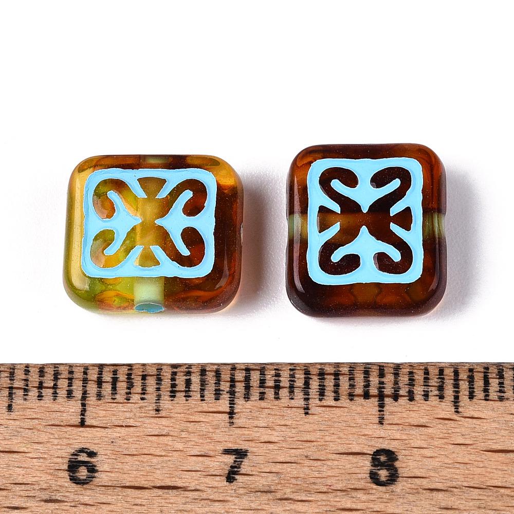 Craft Beads - Lightweight Beads - Ornate Beads - Acrylic Beads - 12x11mm - 15pcs - (1991)