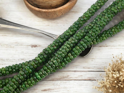 Czech Glass Beads - Daisy Spacers - Daisy Beads - Flower Beads - Forget Me Not Beads - Spacer Beads - 8x3mm - 60pcs - (B458)