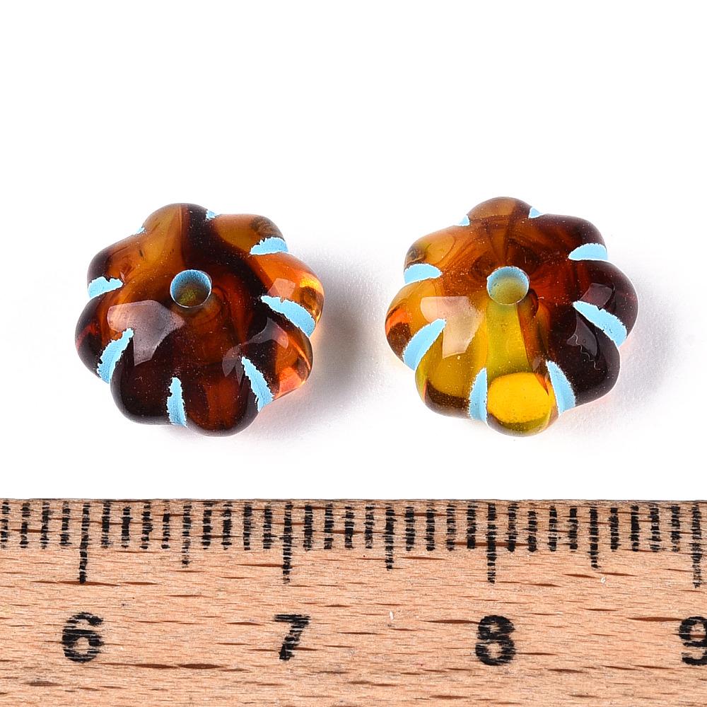 Melon Beads - Rondelle Beads - Lightweight Beads - Acrylic Beads - 12x8mm - 15pcs - (666)