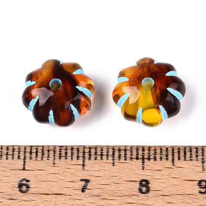 Melon Beads - Rondelle Beads - Lightweight Beads - Acrylic Beads - 12x8mm - 15pcs - (666)