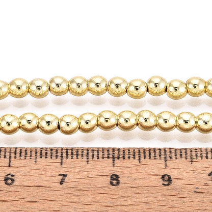 Metal Beads - Metal Spacers - Gold Beads - Gold Spacers - Spacer Beads - 4mm - 15.7" Strand - (B419)