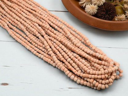 Indonesian Java Trade Beads - Recycled Glass Beads - 4-7mm - 24" Strand - (4014)