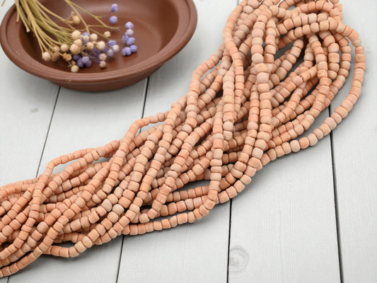 Indonesian Java Trade Beads - Recycled Glass Beads - 4-7mm - 24" Strand - (4014)