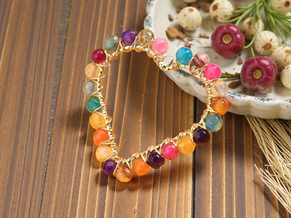 Heart Pendants - Beaded Pendants - Metal Pendant - Wire Wrapped Pendant - 39x42mm - 2pcs - (3833)