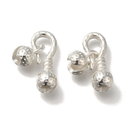 Metal Clasps - S Hook Clasp - Cord Ends - Gold Clasps - 5pcs - 16x7x6mm - Choose Silver or Gold