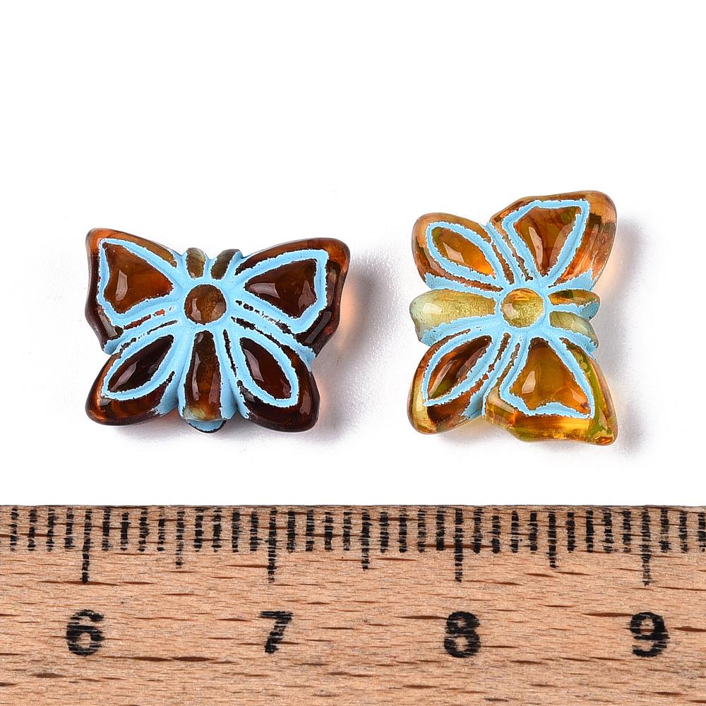 Butterfly Beads - Lightweight Beads - Acrylic Beads - 15x11mm - 15pcs - (5419)