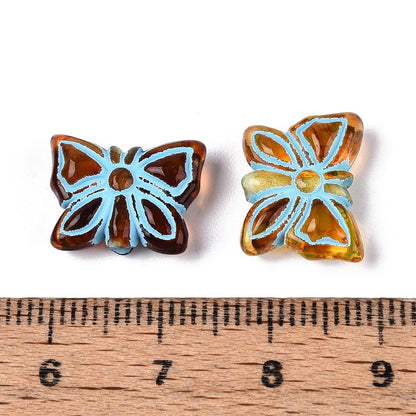 Butterfly Beads - Lightweight Beads - Acrylic Beads - 15x11mm - 15pcs - (5419)