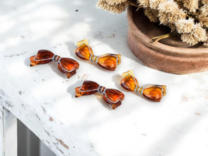 Bow Beads - Lightweight Beads - Acrylic Beads - 14x29mm - 10pcs - (4938)