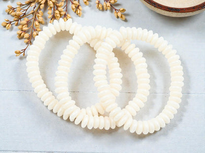 Czech Glass Beads - Rondelle Beads - Spacer Beads - 6mm Beads - Donut Beads - 6x2mm - 50pcs - (2983)