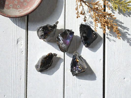 Natural Rough Raw Quartz Crystal Pendant with bail - 1pcs - (2079)