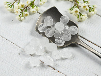 Czech Glass Beads - Crystal Beads - Fire Polished Beads - 20pcs - 8mm - (B618)