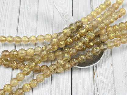 Czech Glass Beads - Round Beads - Druk Beads - Picasso Beads - 8mm Beads - 20pcs - (4766)