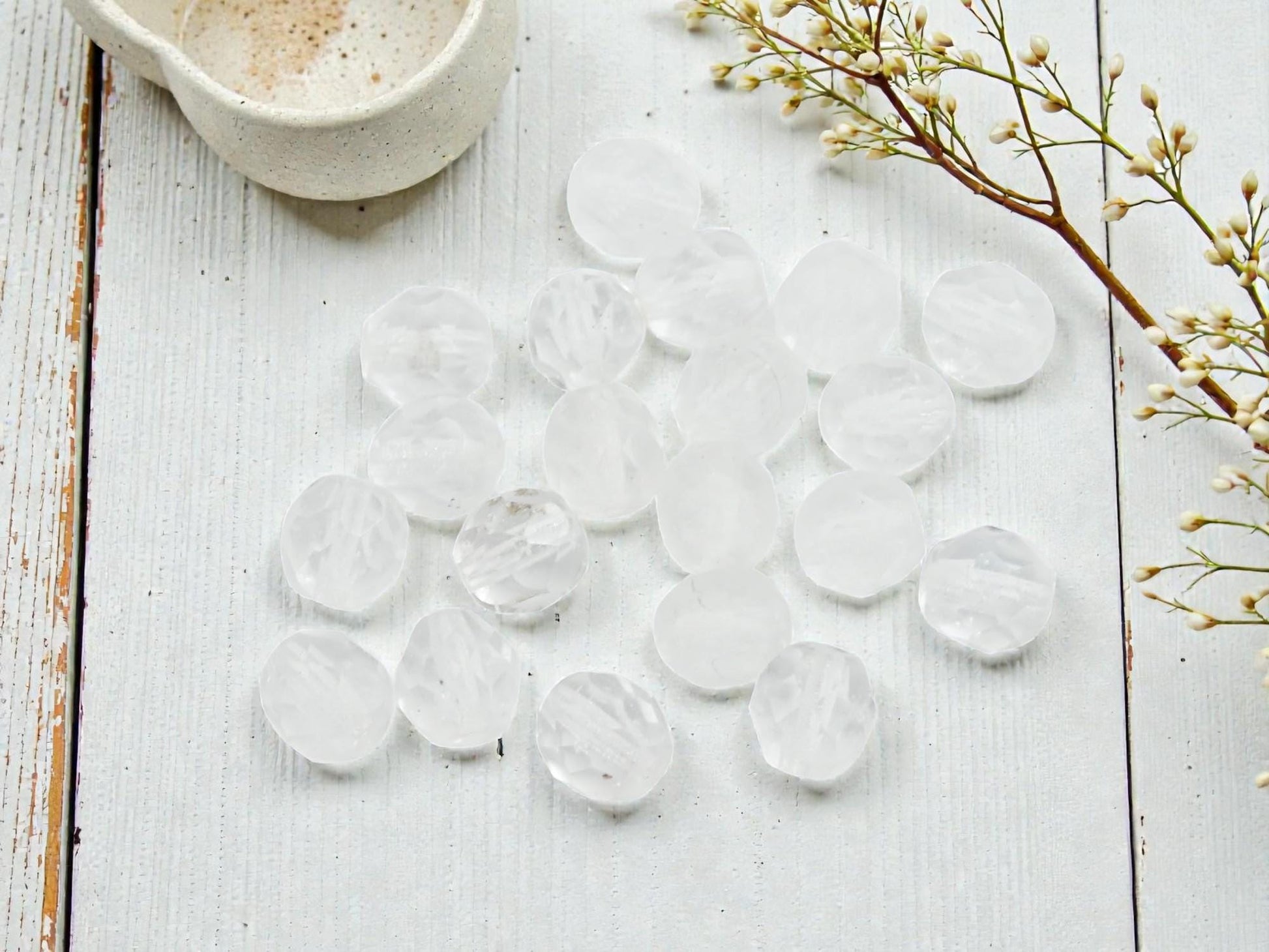 Czech Glass Beads - Crystal Beads - Fire Polished Beads - 20pcs - 8mm - (B618)