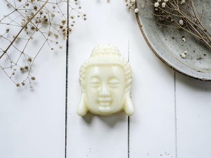 Buddha Beads - Mala Beads - Pendant Beads - Buddha Head Bead - Flat Back Beads - 20x15mm - 4pcs (2032)